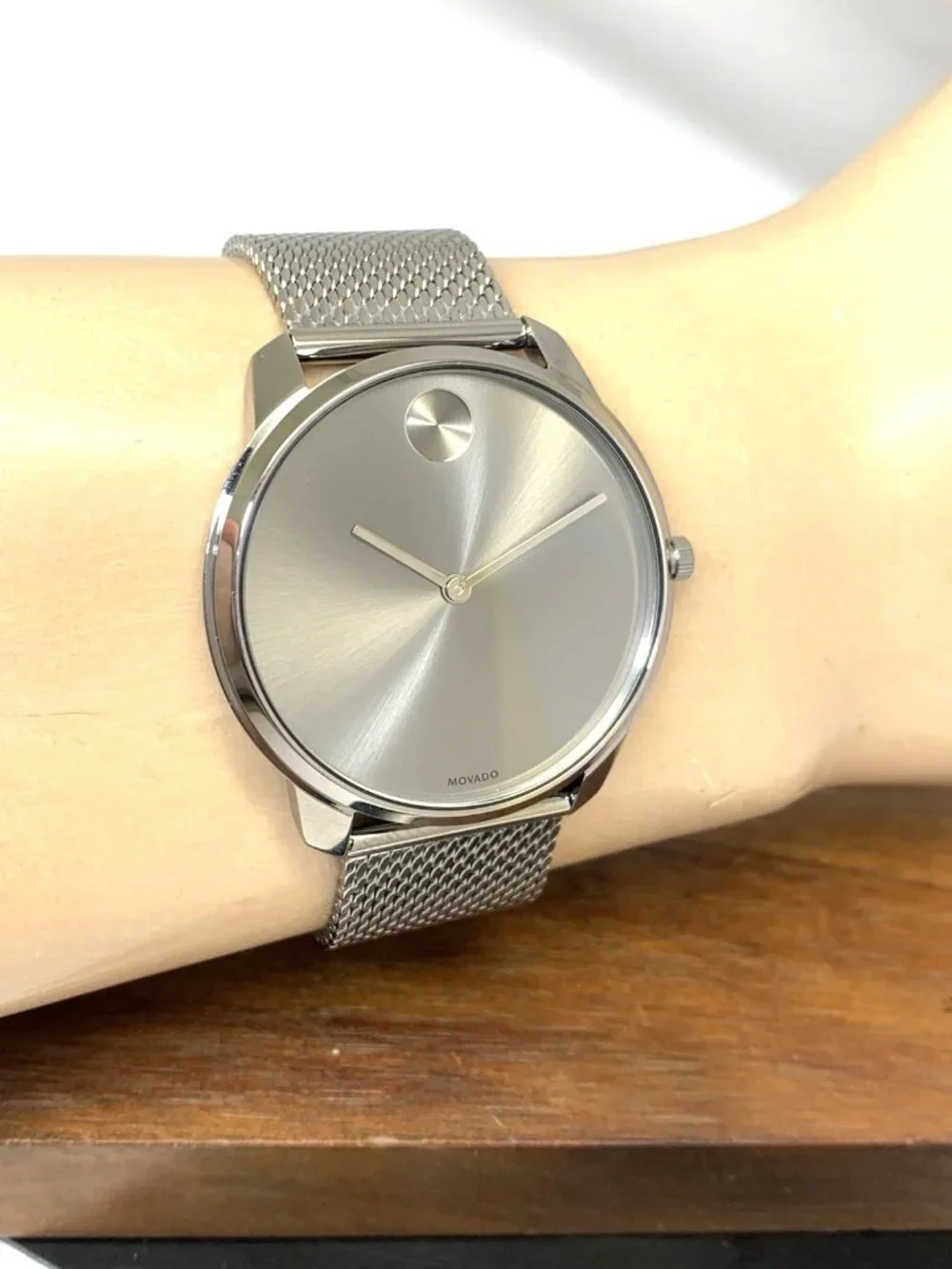 Movado Men's Watch 3600599 Bold Swiss Quartz Gray Dial Gunmetal Steel Band 42mm